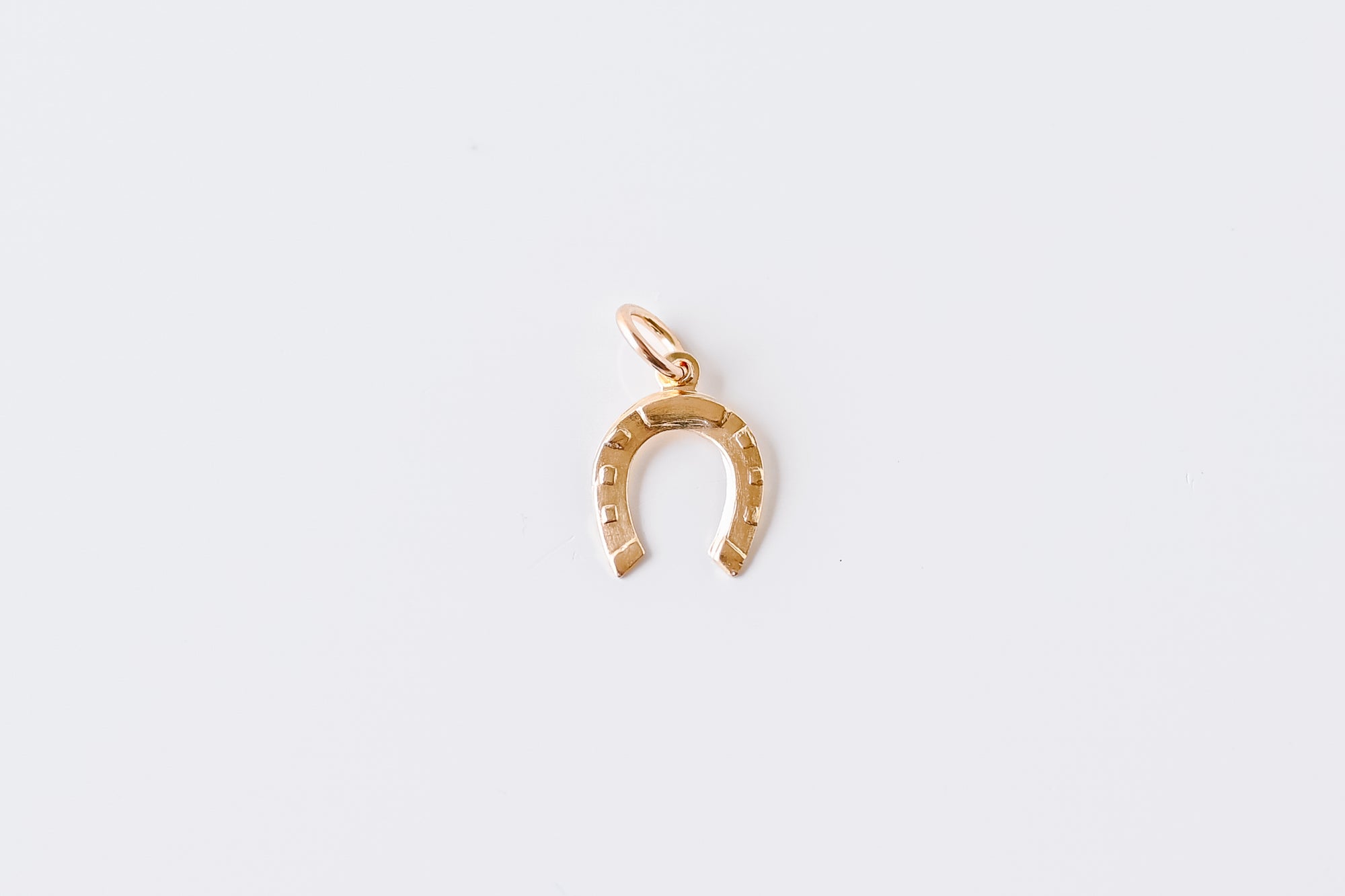 Perfect Fit Gold Filled Horseshoe Charm