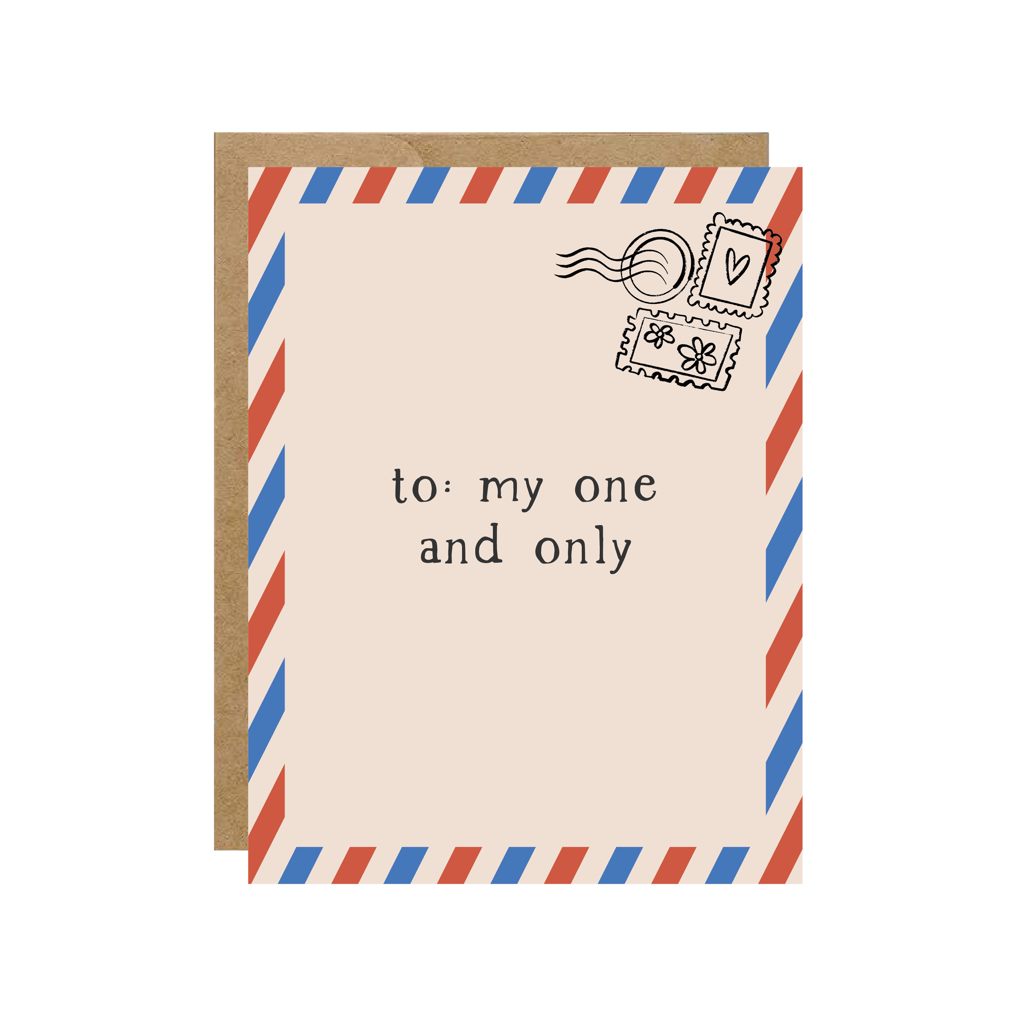To My One And Only Card