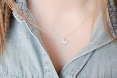 Silver Bee Necklace - Catalyst & Co
