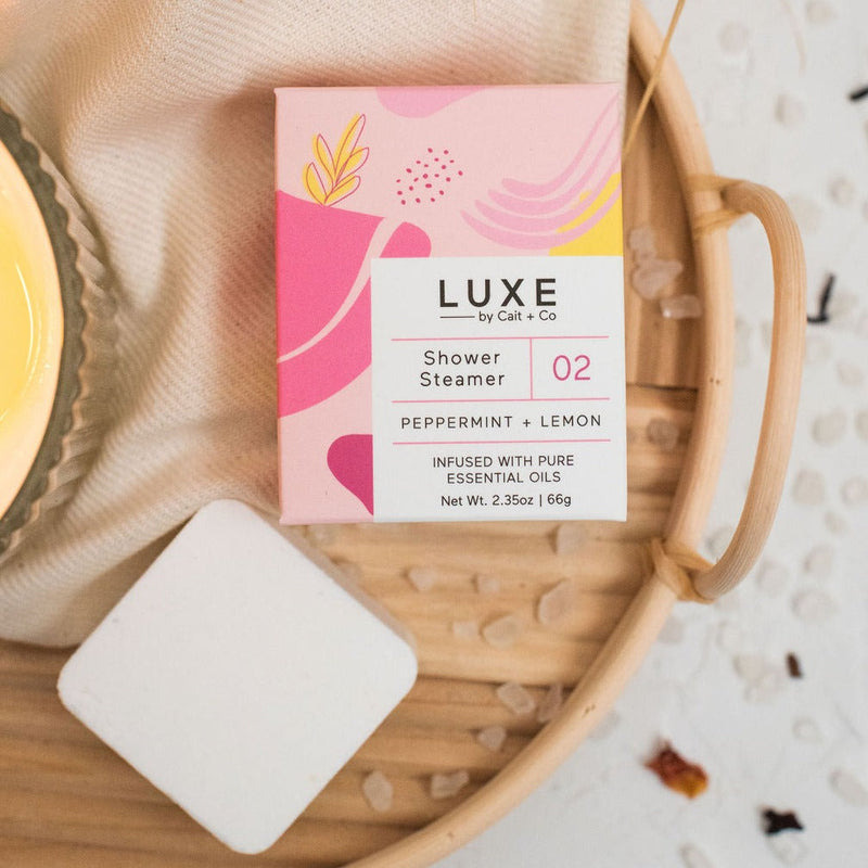 Luxe Peppermint + Lemon Shower Steamer