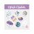 'Crown Chakra' Crystal Sticker Set