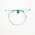 Teal Multi Mini Bead Anklet