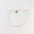 Cream Sea Glass Anklet