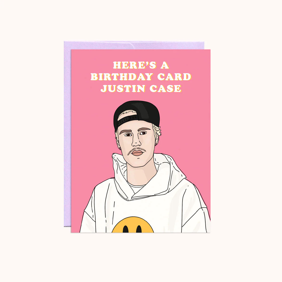 'Here's a Birthday Card Justin Case' Card