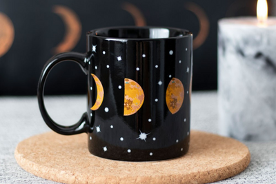 Black Moon Phases Mug