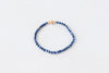 4mm Lapis Lazuli Gold Luxe Bracelet