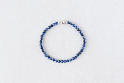 4mm Lapis Lazuli Luxe Bracelet