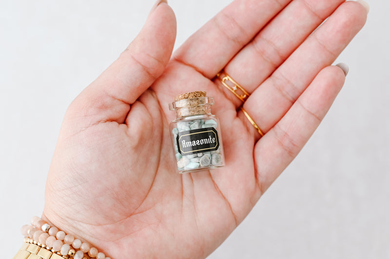 Amazonite Mini Gem Bottle