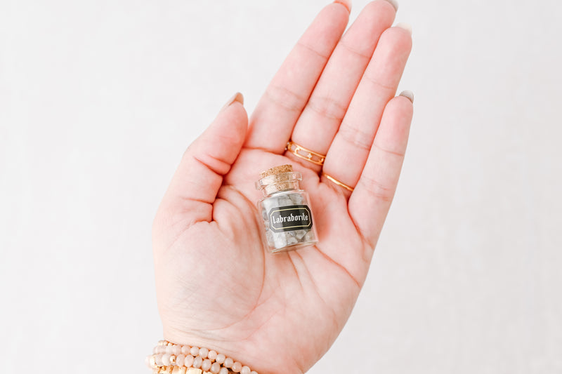 Labradorite Mini Gem Bottle