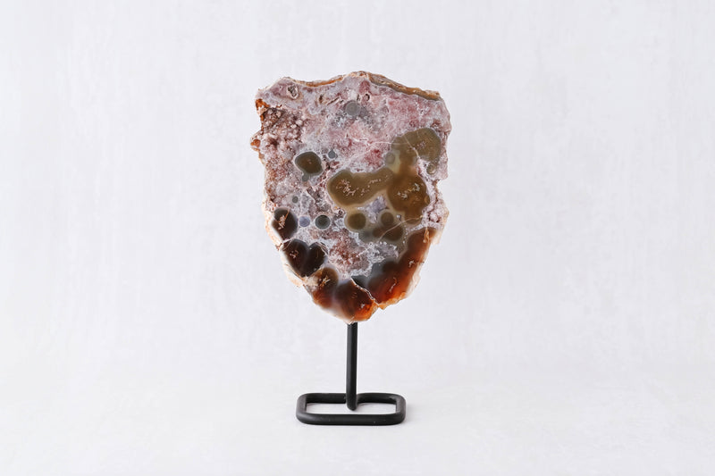 Pink Amethyst Collector's Slab on Stand 02