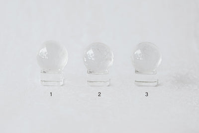 Small Clear Quartz Sphere 02
