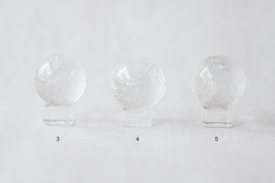 Small Clear Quartz Sphere 03