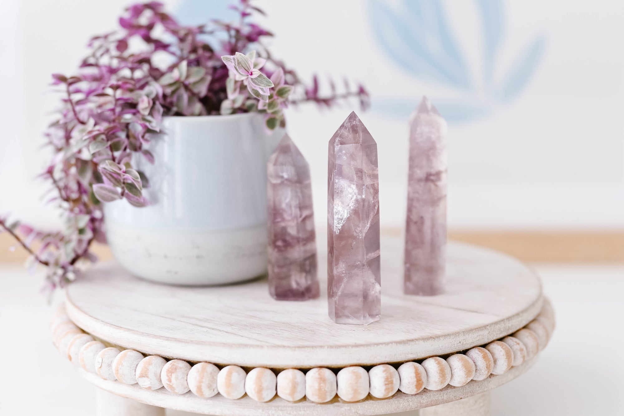 Small Purple Mica Fluorite Tower