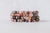6mm Faceted Dark Tourmaline Luxe Bracelet