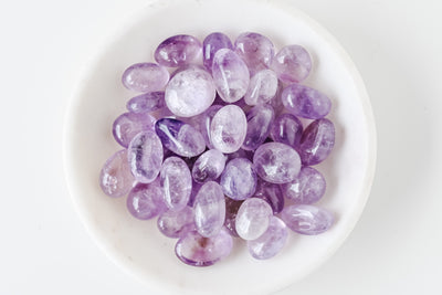 Tiny Amethyst Tumbled Stone