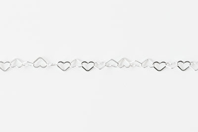 Perfect Fit Silver Heart Connection Chain