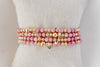 Rhodonite Gold Serendipity Bracelet