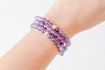 6mm Dark Amethyst Bracelet