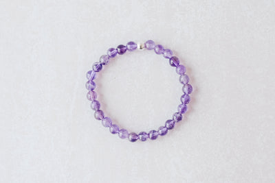 6mm Dark Amethyst Bracelet