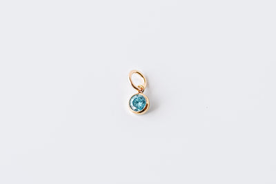 Perfect Fit Gold Filled CZ Stone Charm