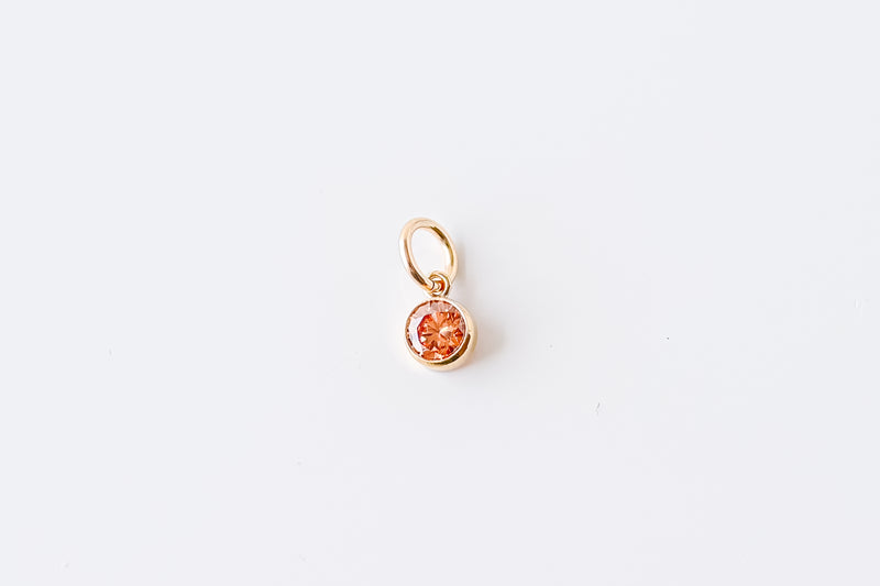 Perfect Fit Gold Filled CZ Stone Charm