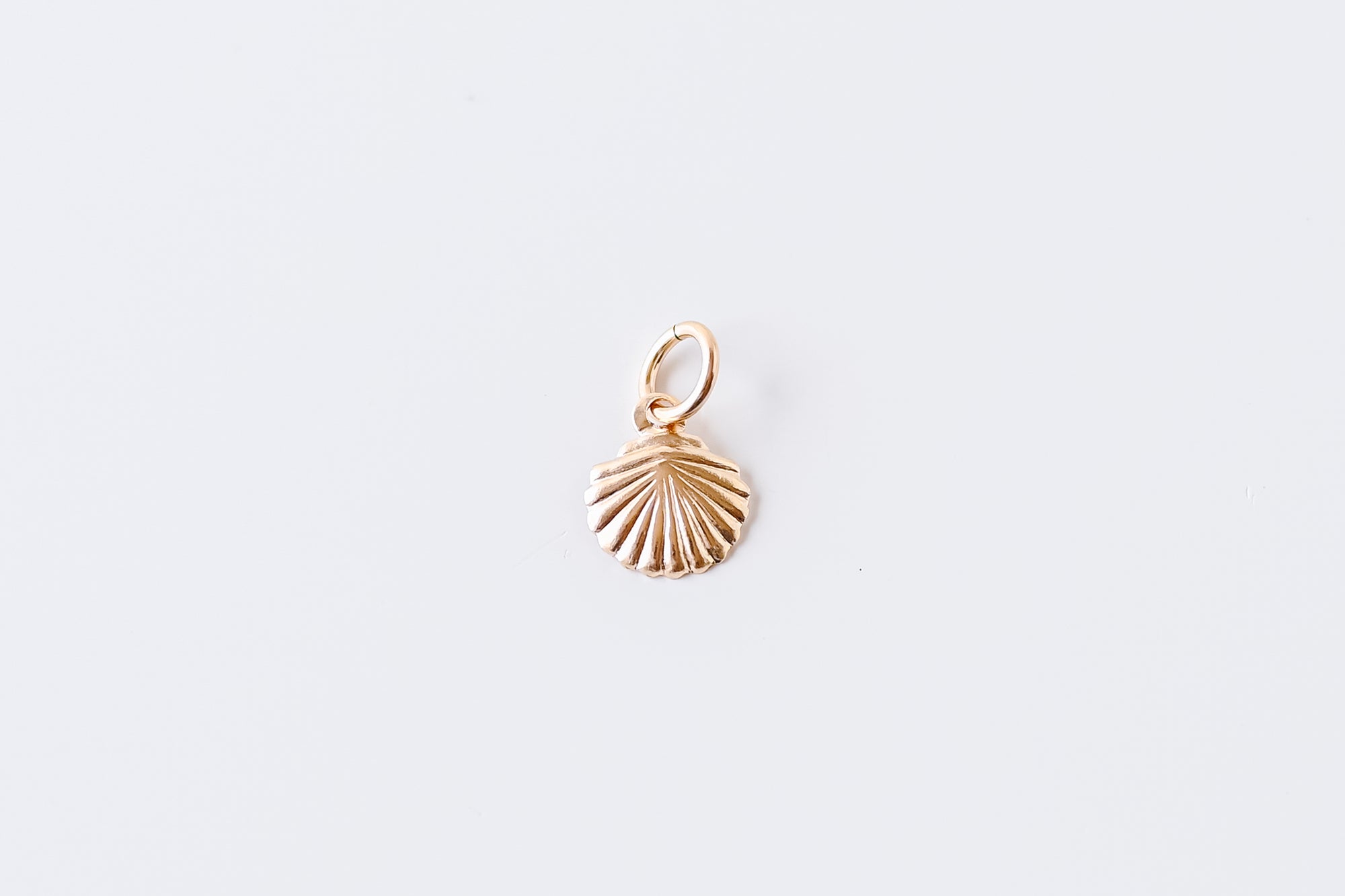 Perfect Fit Gold Filled Mermaid Shell Charm