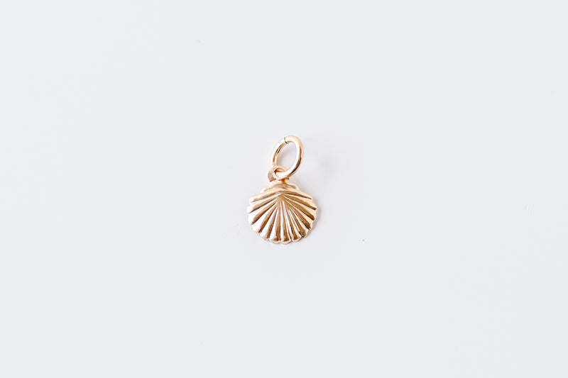 Perfect Fit Gold Filled Mermaid Shell Charm