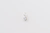 Perfect Fit Silver CZ Stone Charm