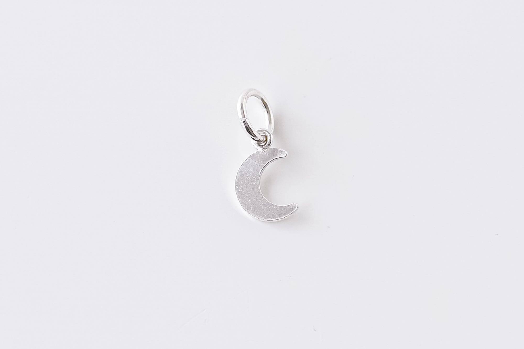 Perfect Fit Silver Flat Moon Charm