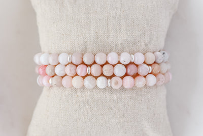 6mm Pink Opal Bracelet