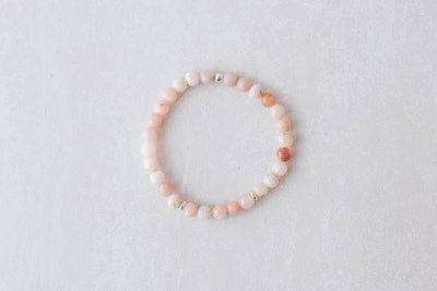 6mm Pink Opal Bracelet