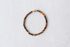 4mm Tiger's Eye Gold Accent Luxe Bracelet