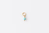 Perfect Fit Gold Filled Turquoise Mini Drop Charm