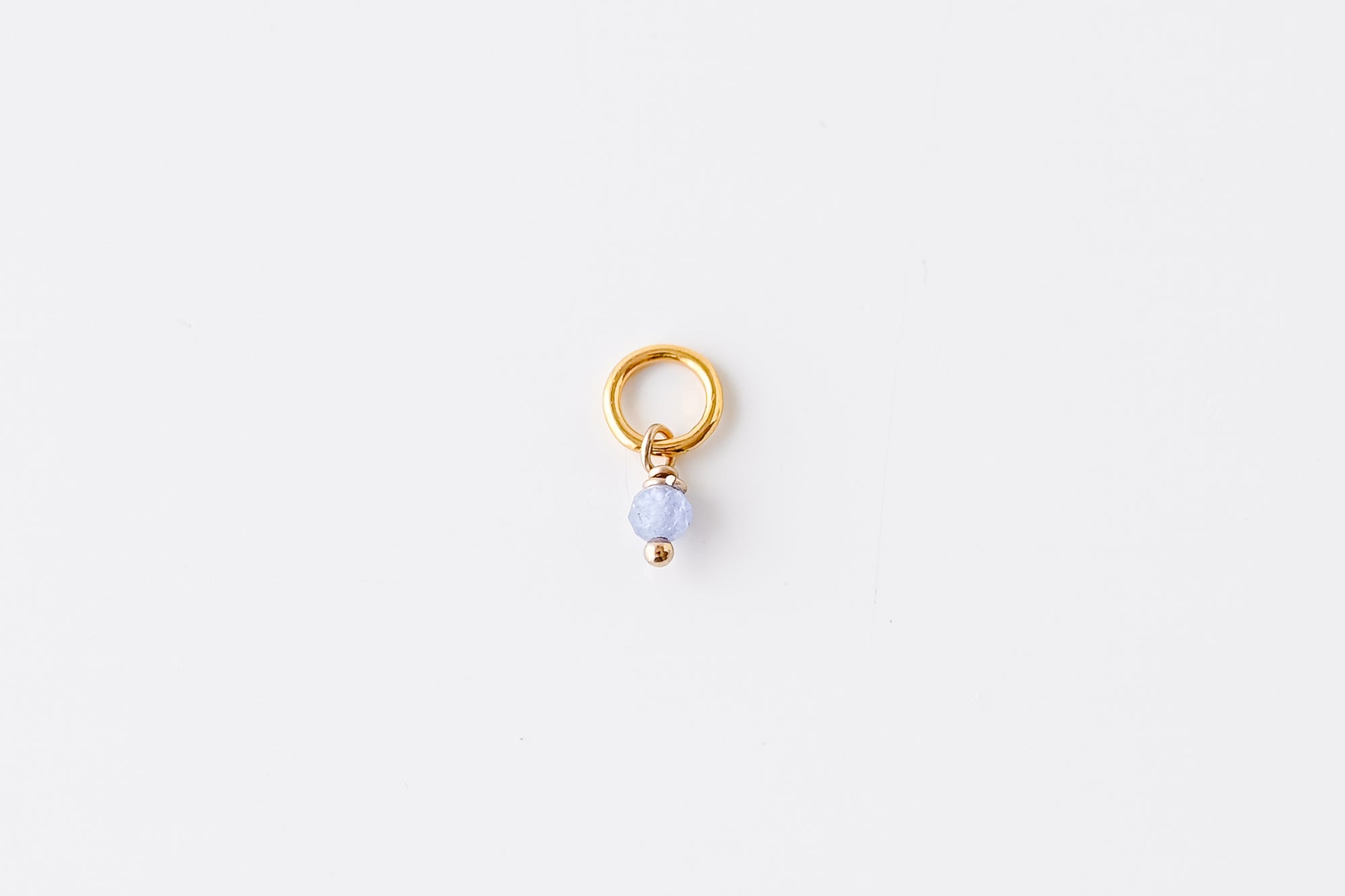 Perfect Fit Gold Filled Tanzanite Mini Drop Charm