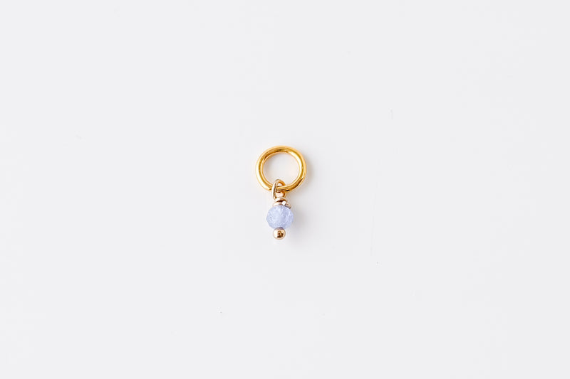 Perfect Fit Gold Filled Tanzanite Mini Drop Charm