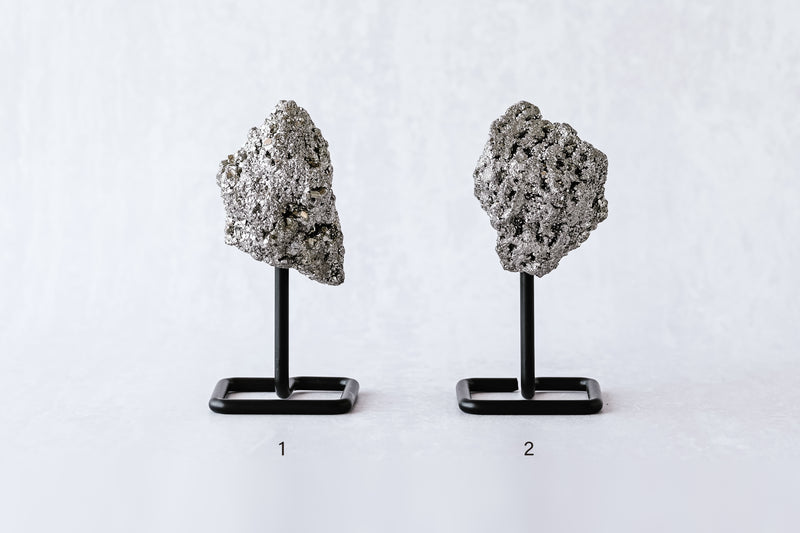 Pyrite Cluster on Stand