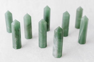 Small Green Aventurine Tower