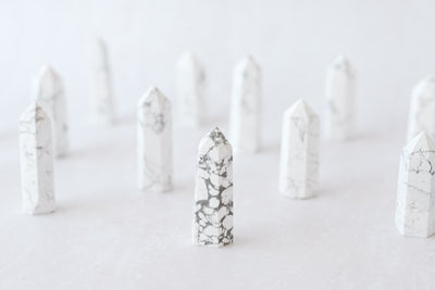 Small Howlite Tower