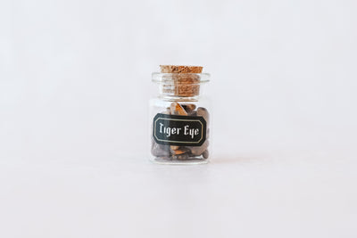 Tiger's Eye Mini Gem Bottle