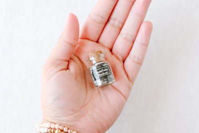 Snowflake Obsidian Mini Gem Bottle