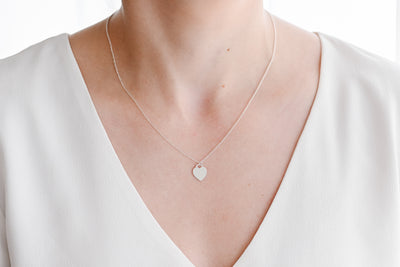 Silver Little Heart Necklace