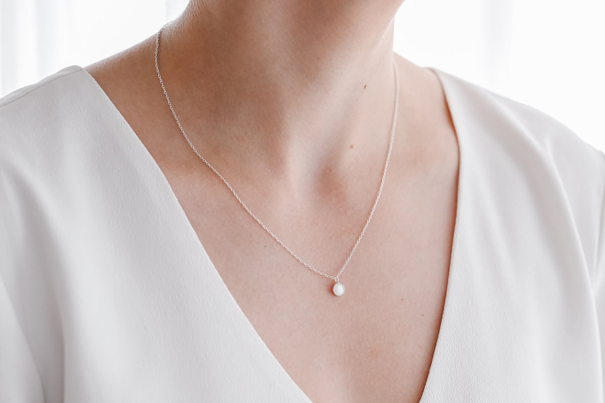 Sardinia Opal Necklace – LLUME Jewelry