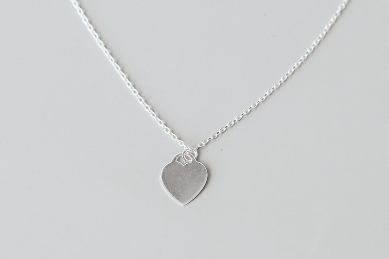 Silver Little Heart Necklace - Catalyst & Co