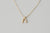 Gold Lucky Wishbone Necklace