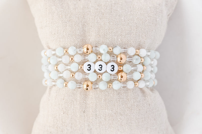 '333' Support Gold Luxe Bracelet