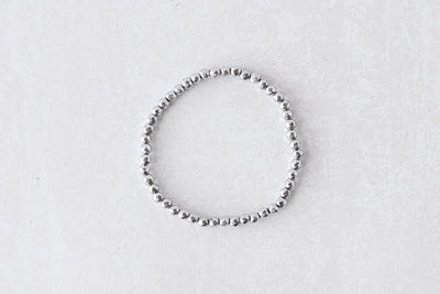 4mm Faceted Hematite Bracelet