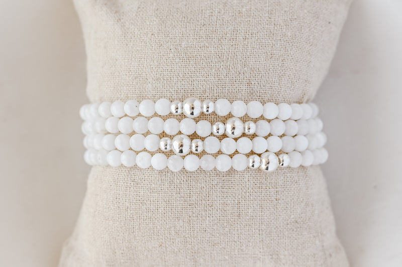 4mm Moonstone Luxe Bracelet