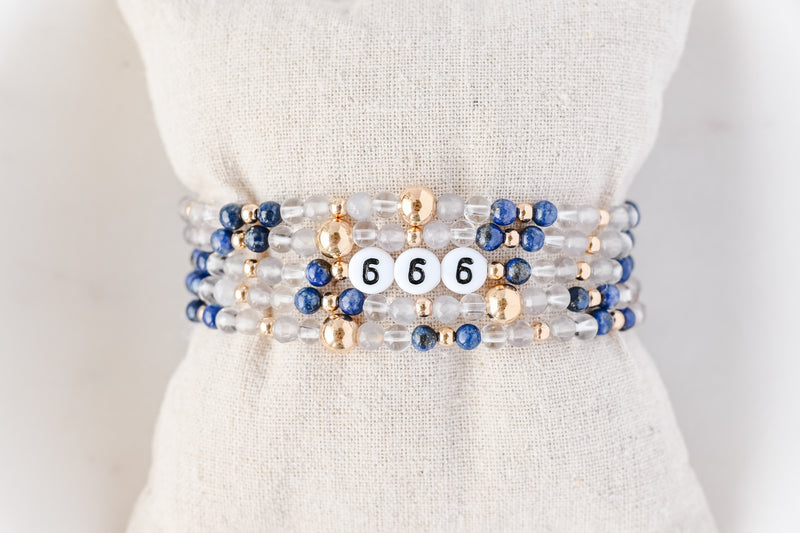 '666' Reflect Gold Luxe Bracelet