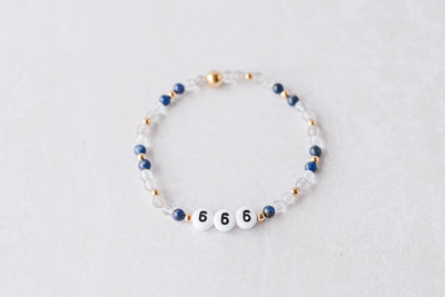 '666' Reflect Gold Luxe Bracelet