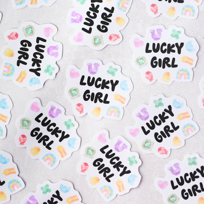 Lucky Girl Sticker